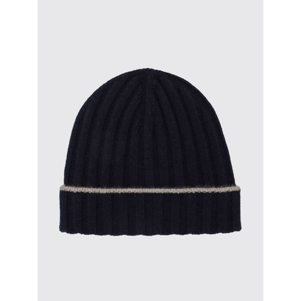 Brunello Cucinelli Men Brunello Cucinelli Rib-Knit Pure Cashmere Beanie